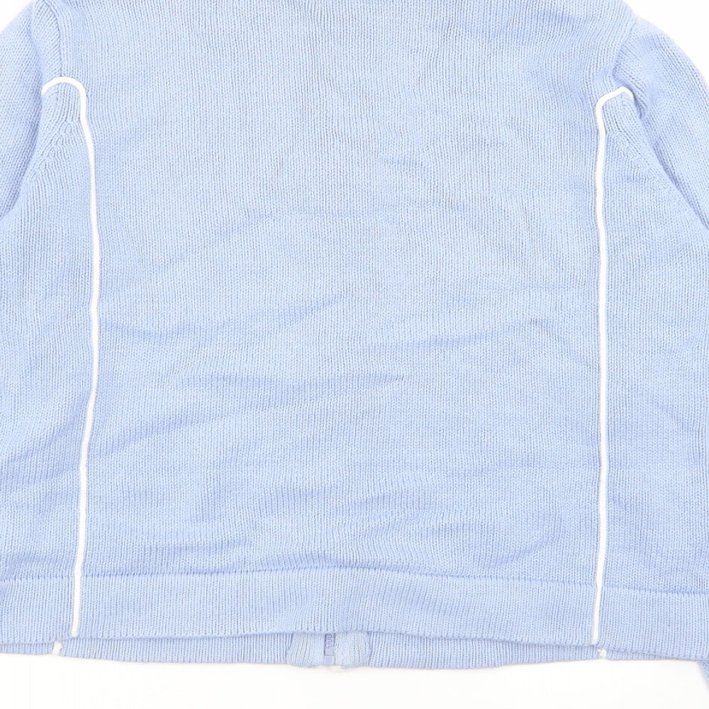 Primark Womens Blue   Full Zip Jumper Size 18