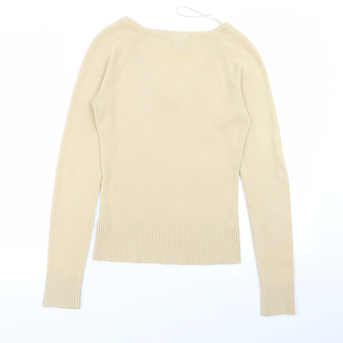 H&M Womens Beige   Pullover Jumper Size XS