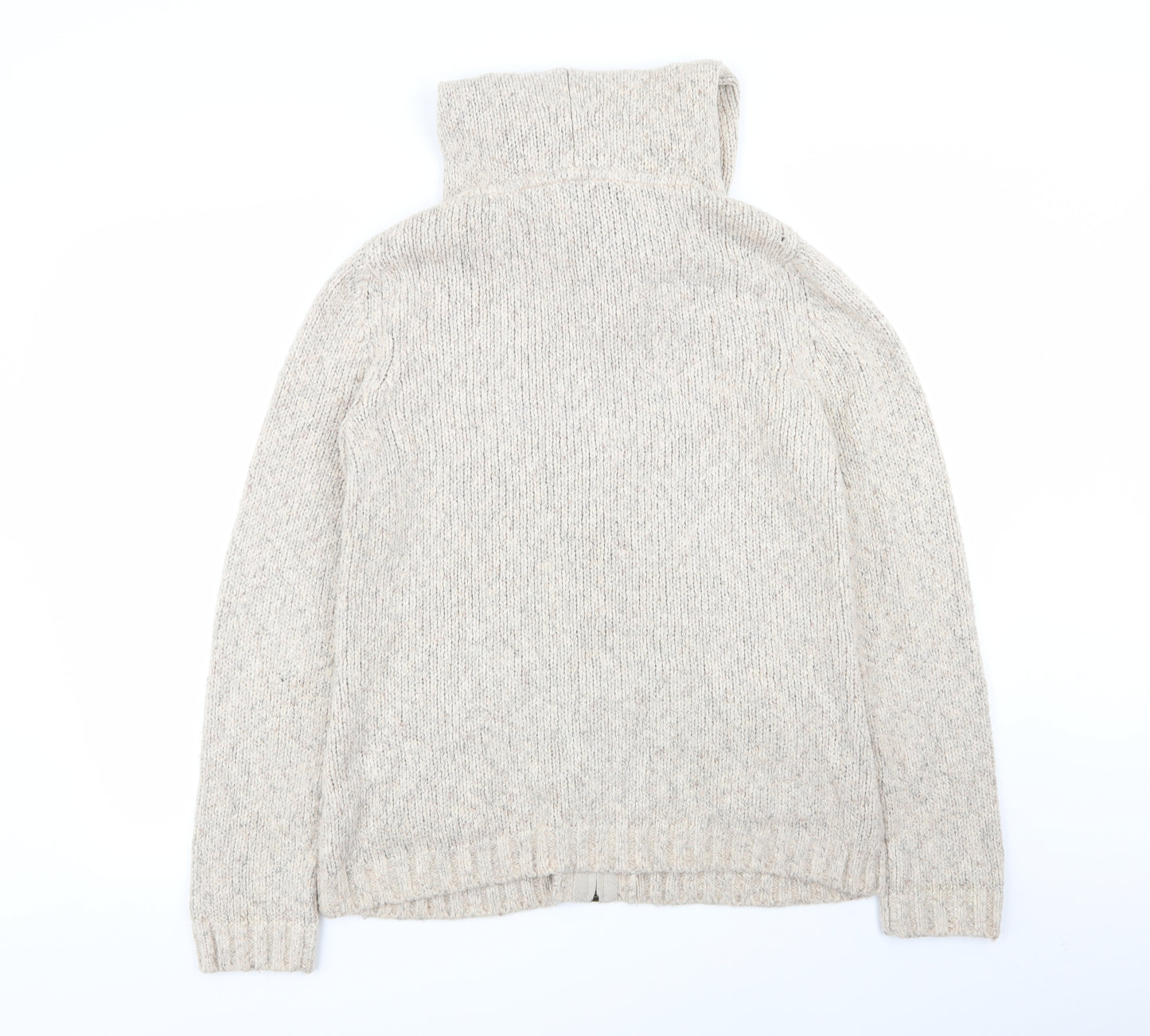 Fat Face Womens Beige   Full Zip Jumper Size 12