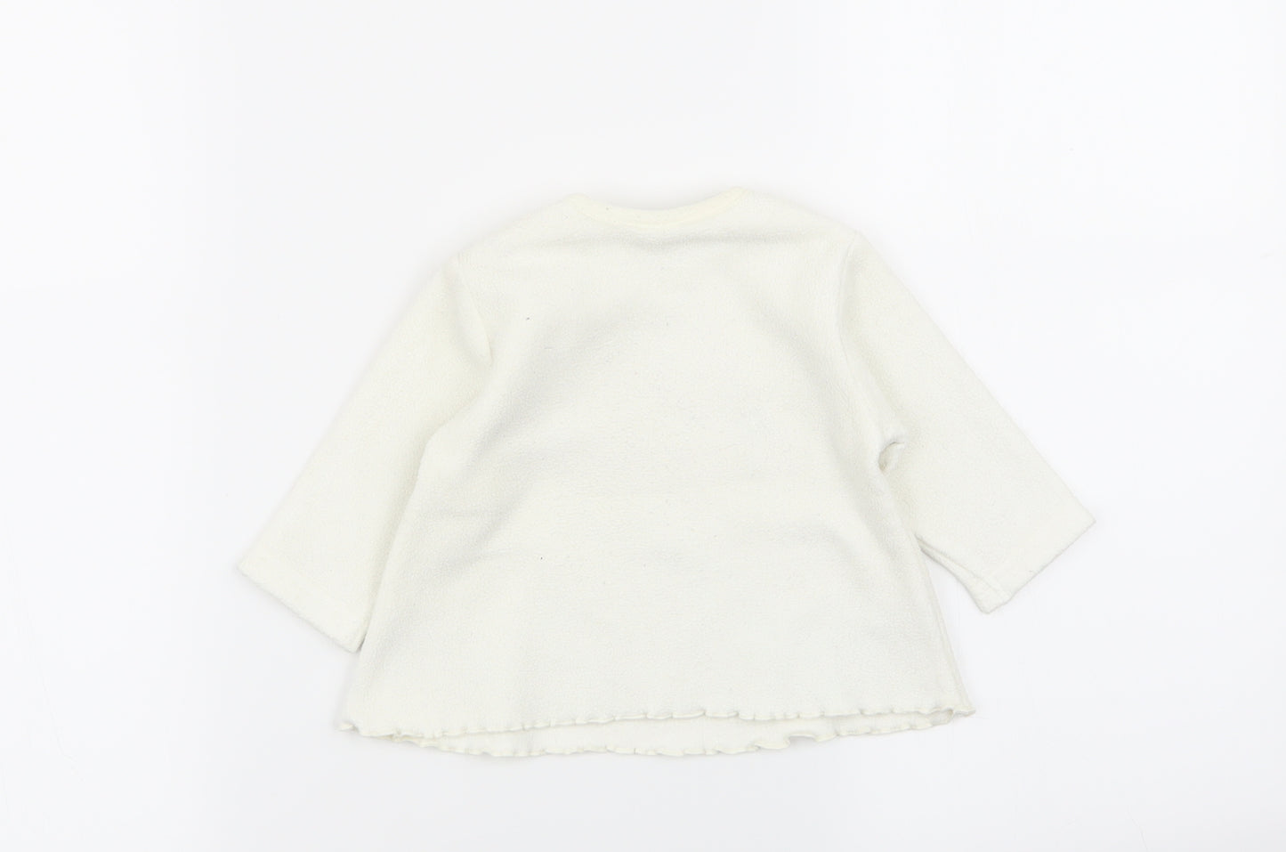 Ladybird Girls White   Pullover Jumper Size 0-3 Months