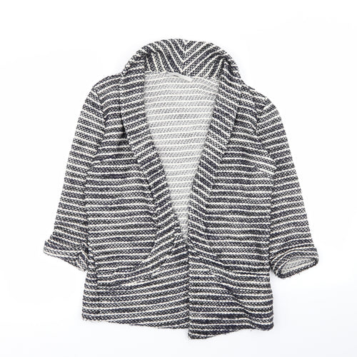 Asda George Womens Multicoloured Striped  Cardigan Jumper Size 8