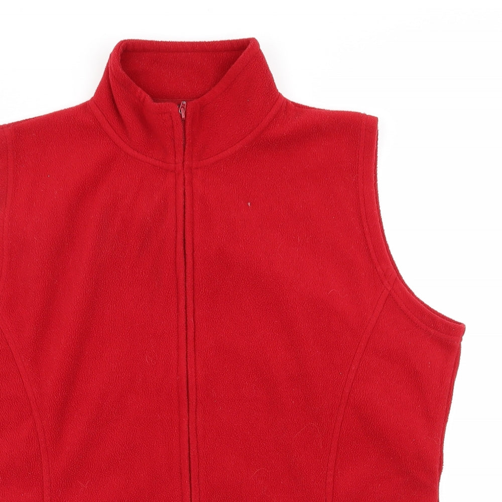 EWM Womens Red   Full Zip Jumper Size 18  - size 18-20