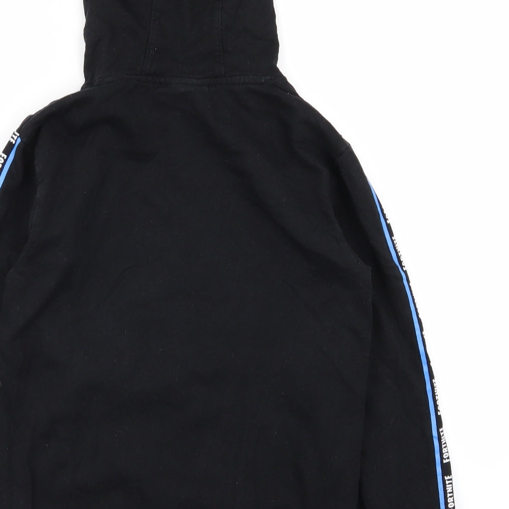 fortnight Boys Black   Pullover Jumper Size 12 Years