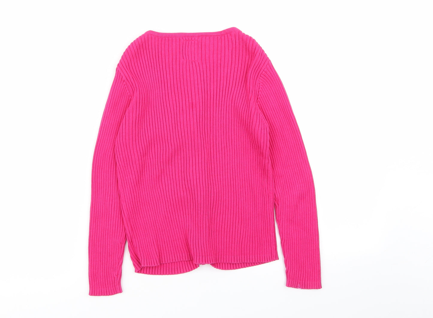 F&F Girls Pink   Cardigan Jumper Size 6-7 Years