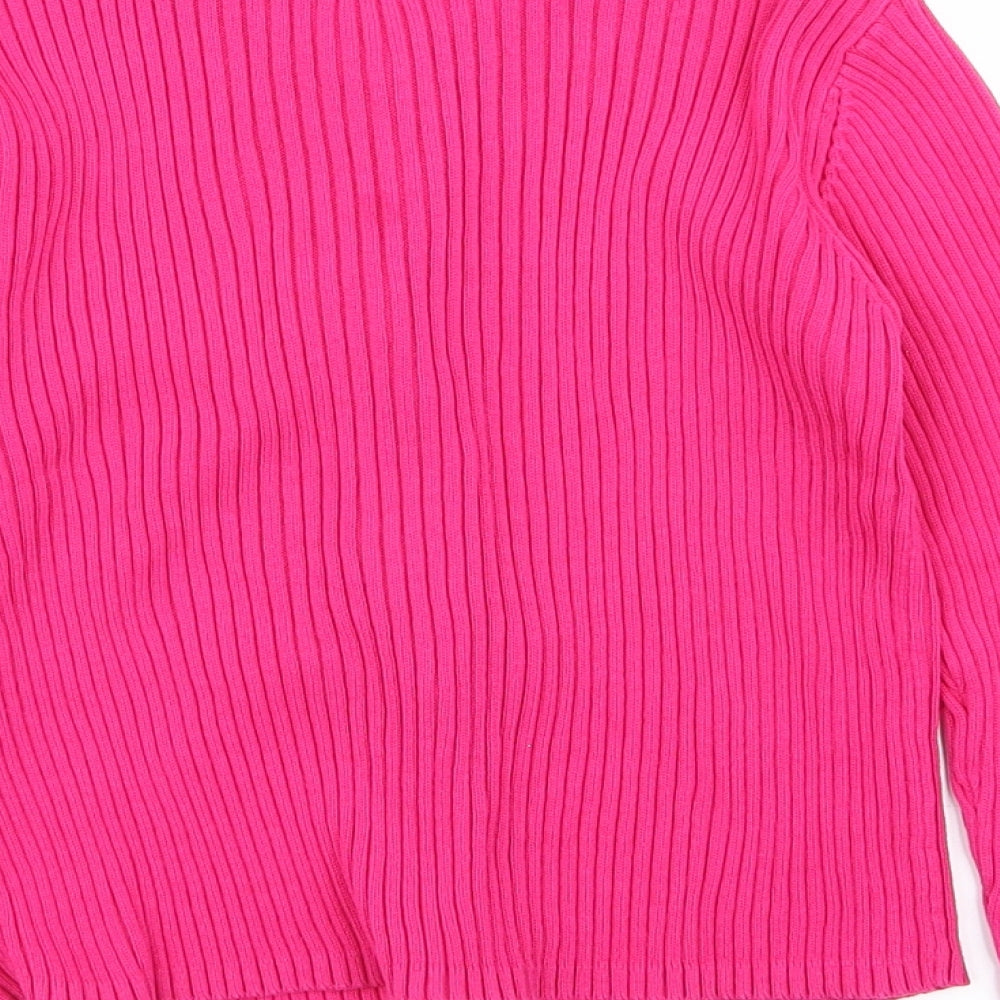 F&F Girls Pink   Cardigan Jumper Size 6-7 Years
