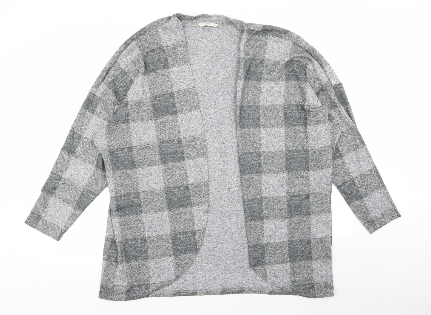 Asda George Womens Multicoloured Check  Cardigan Jumper Size 16