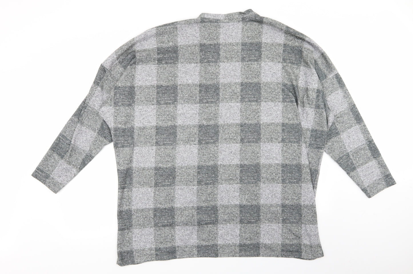 Asda George Womens Multicoloured Check  Cardigan Jumper Size 16