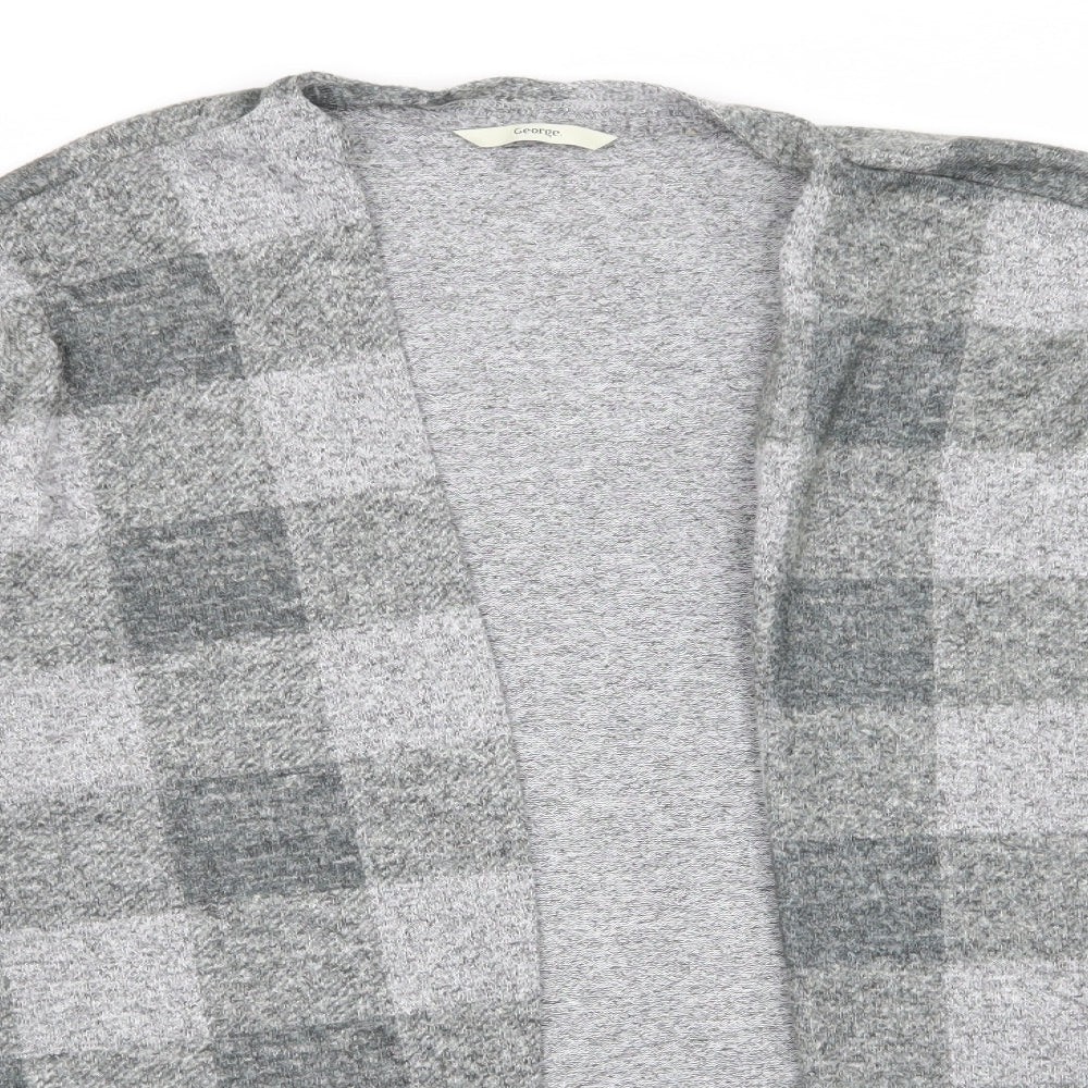 Asda George Womens Multicoloured Check  Cardigan Jumper Size 16