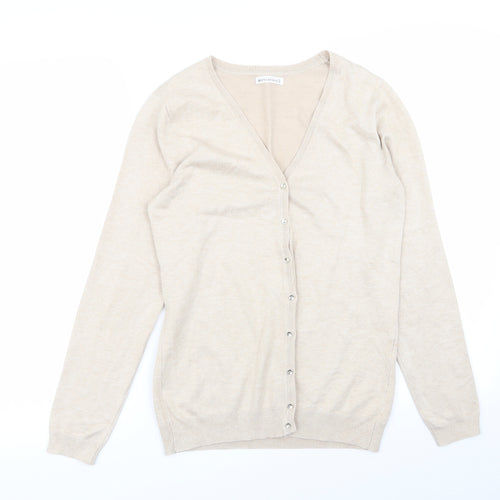 encuentro Womens Beige   Cardigan Jumper Size S