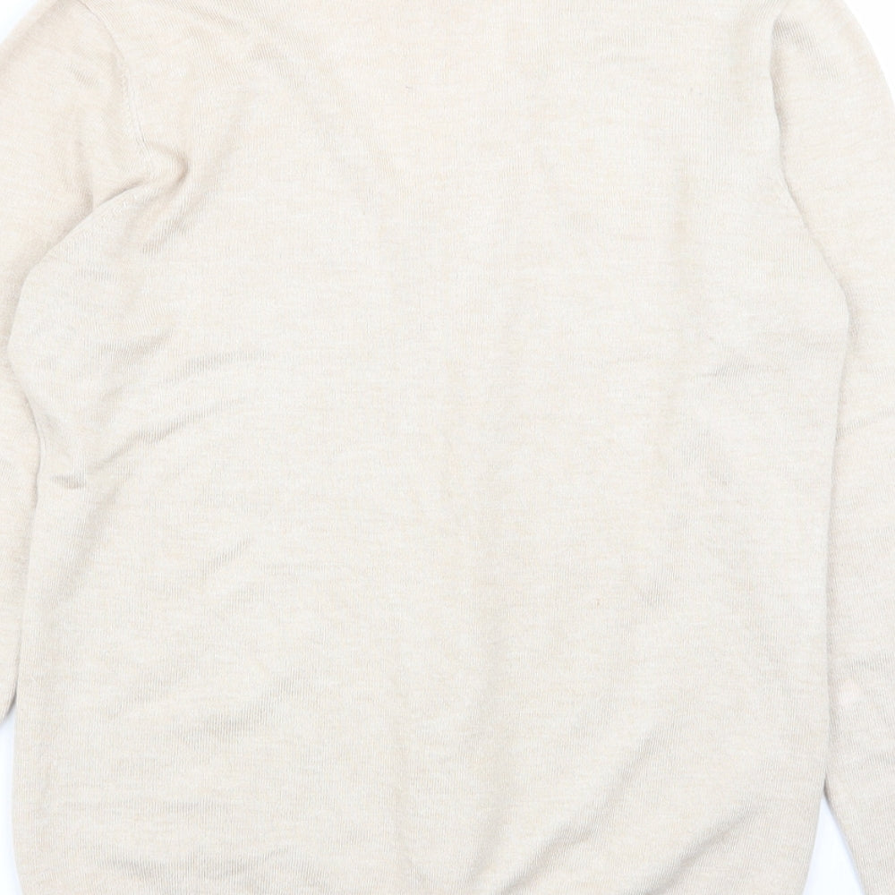 encuentro Womens Beige   Cardigan Jumper Size S