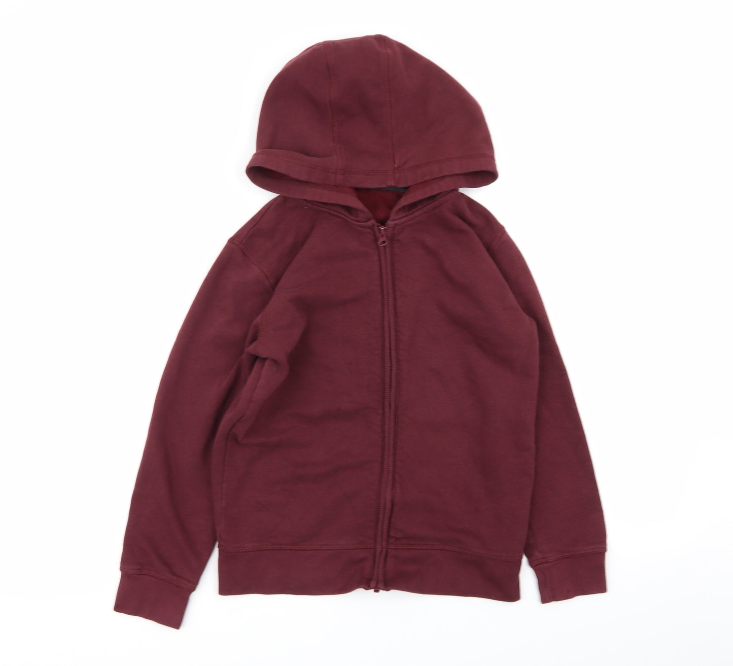 Asda George Boys Red   Full Zip Jumper Size 8-9 Years