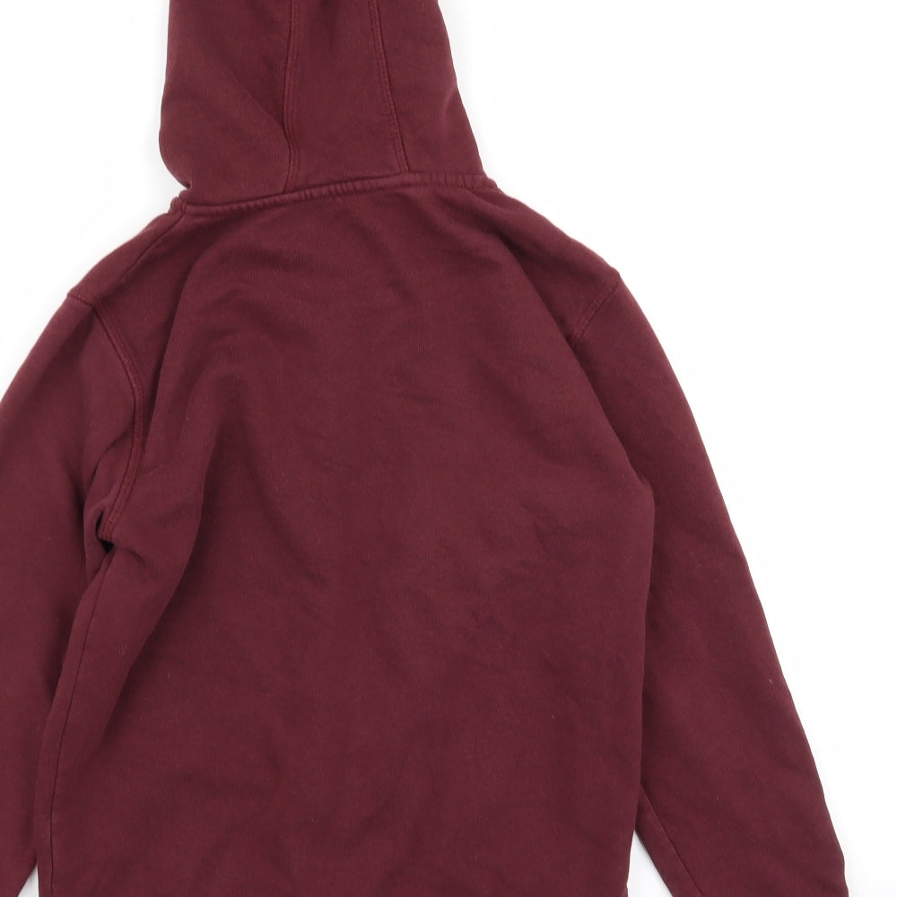 Asda George Boys Red   Full Zip Jumper Size 8-9 Years