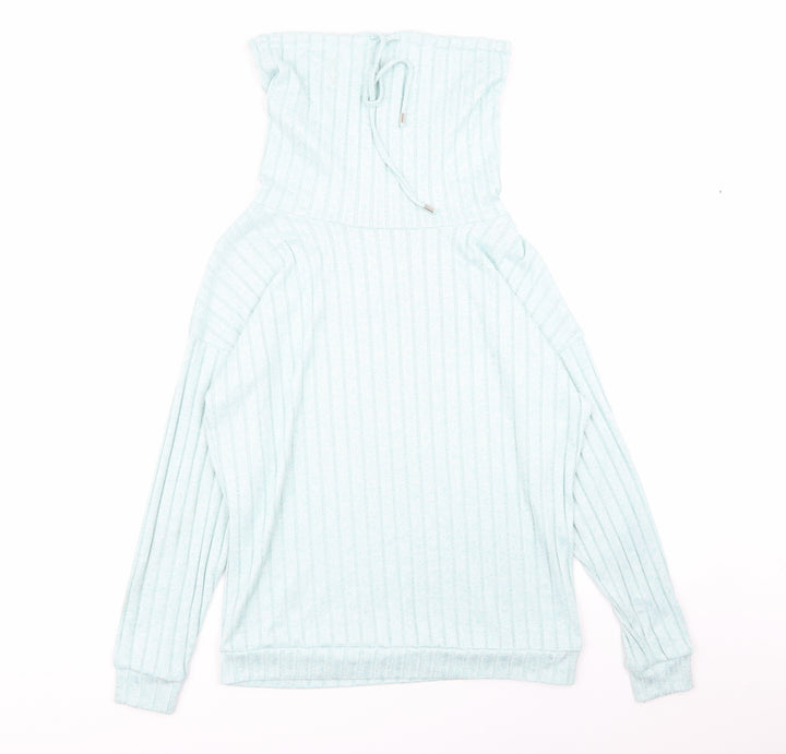 F&F Womens Blue Pullover Jumper Size S - lounge jumper