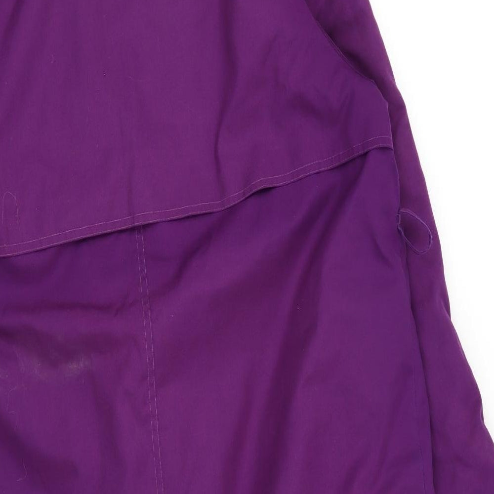 Preworn Womens Purple   Overcoat Coat Size 8