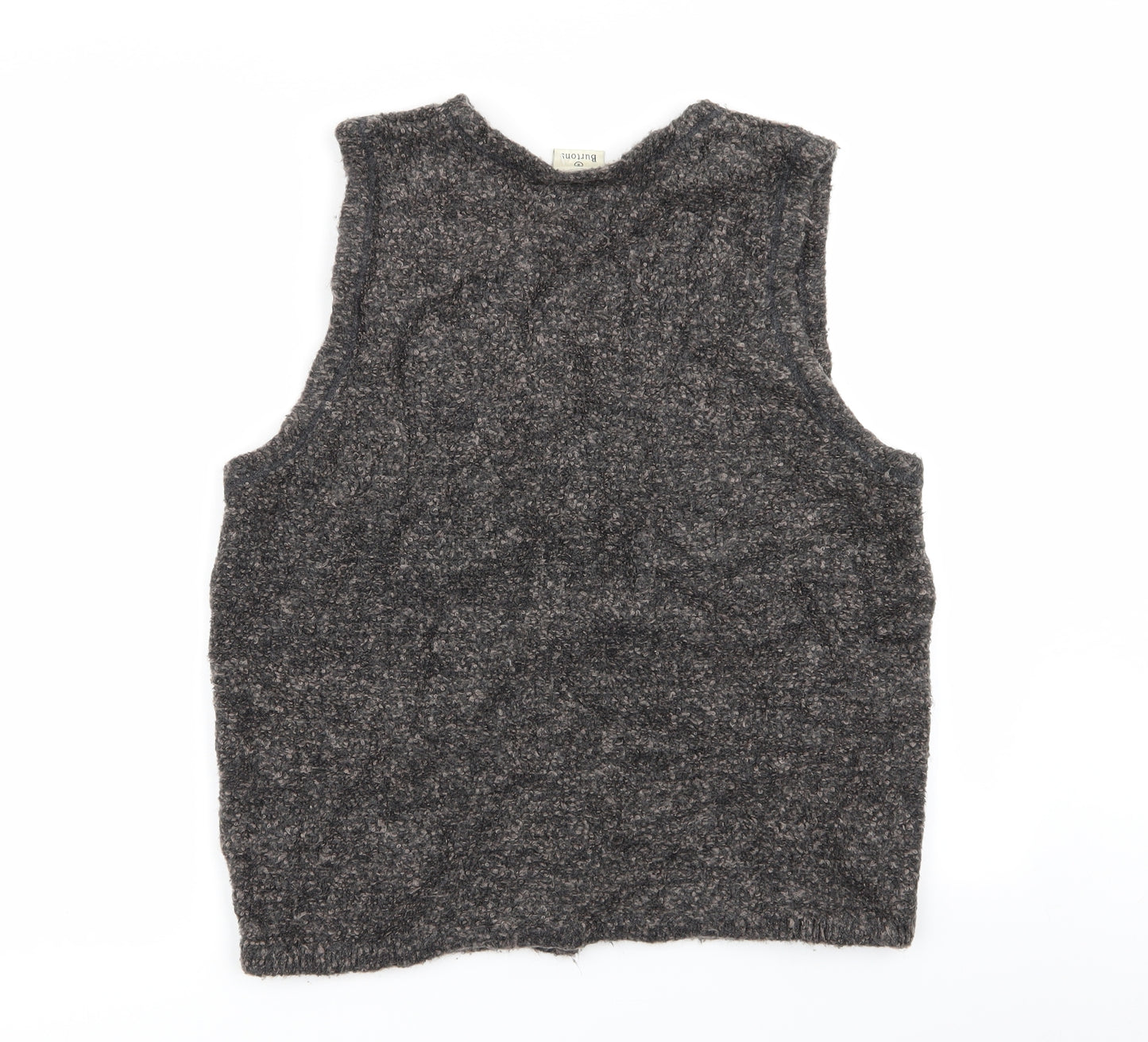burtons Mens Grey   Cardigan Jumper Size S