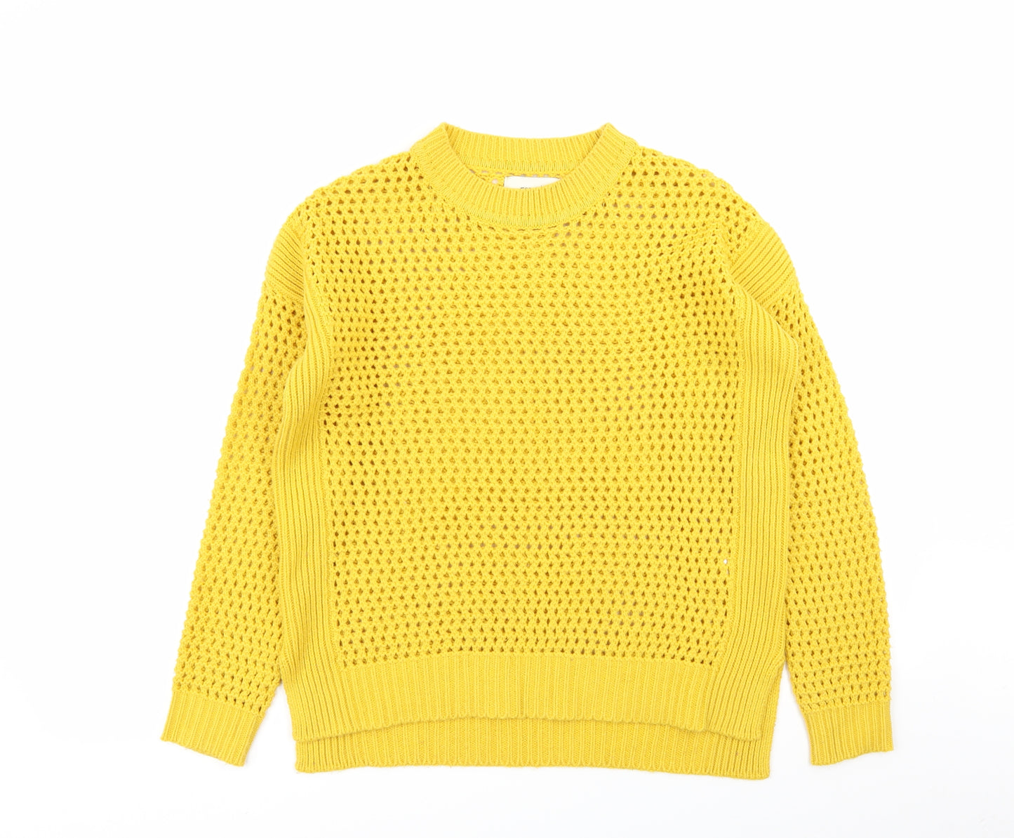 Papaya Womens Yellow   Pullover Jumper Size S