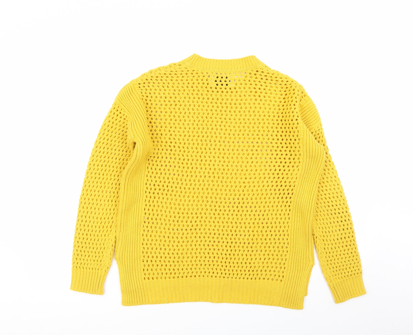 Papaya Womens Yellow   Pullover Jumper Size S