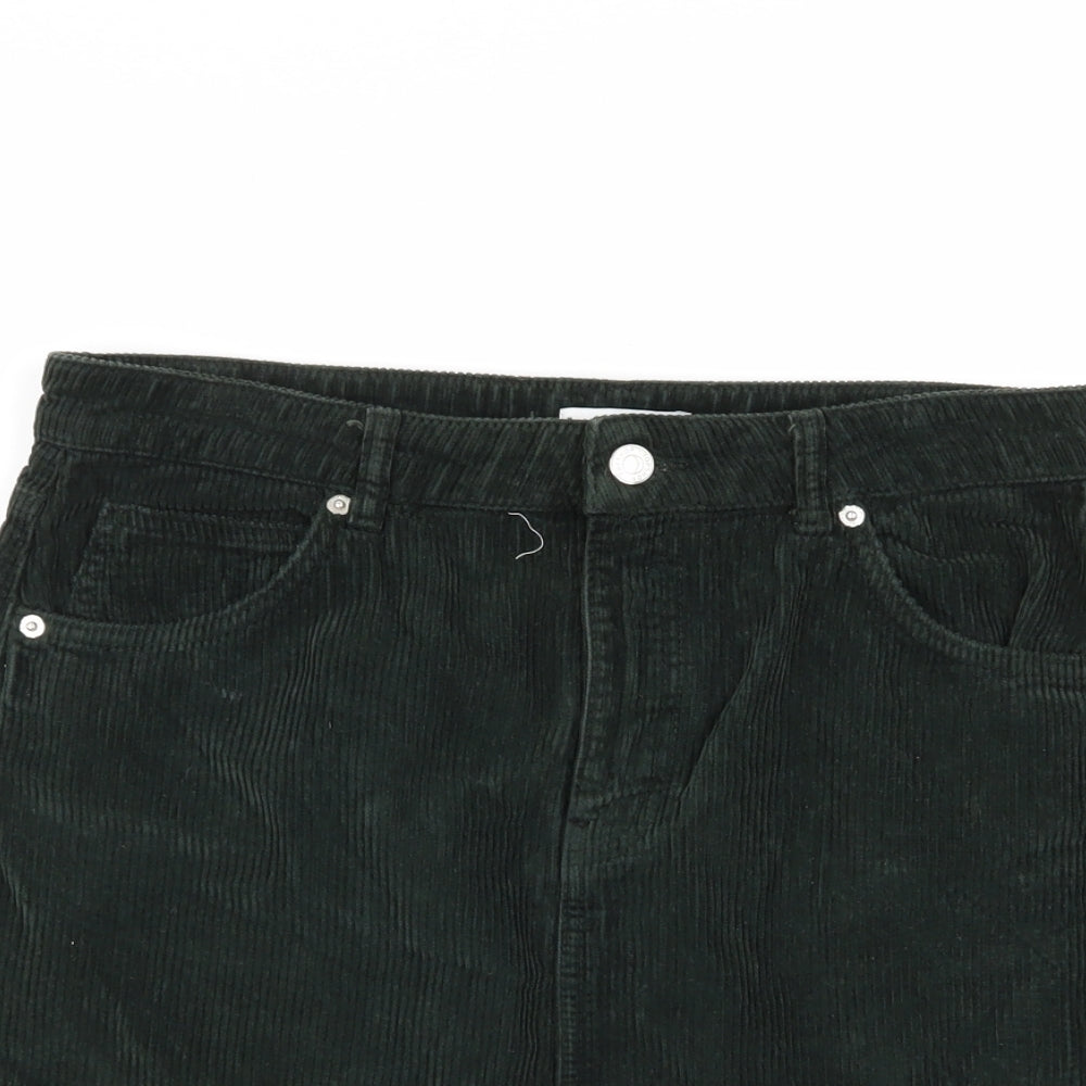 Topshop Womens Green   Mini Skirt Size 12