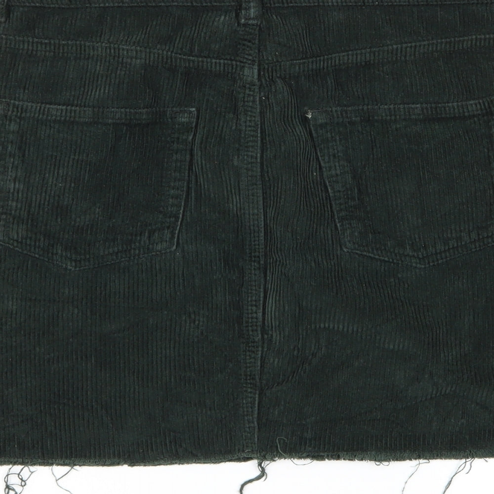 Topshop Womens Green   Mini Skirt Size 12