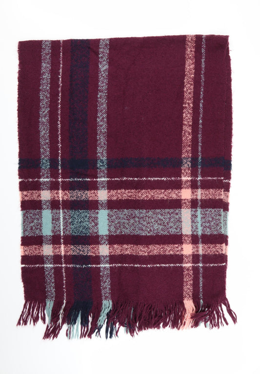 Front view of Preworn women’s multicoloured geometric scarf