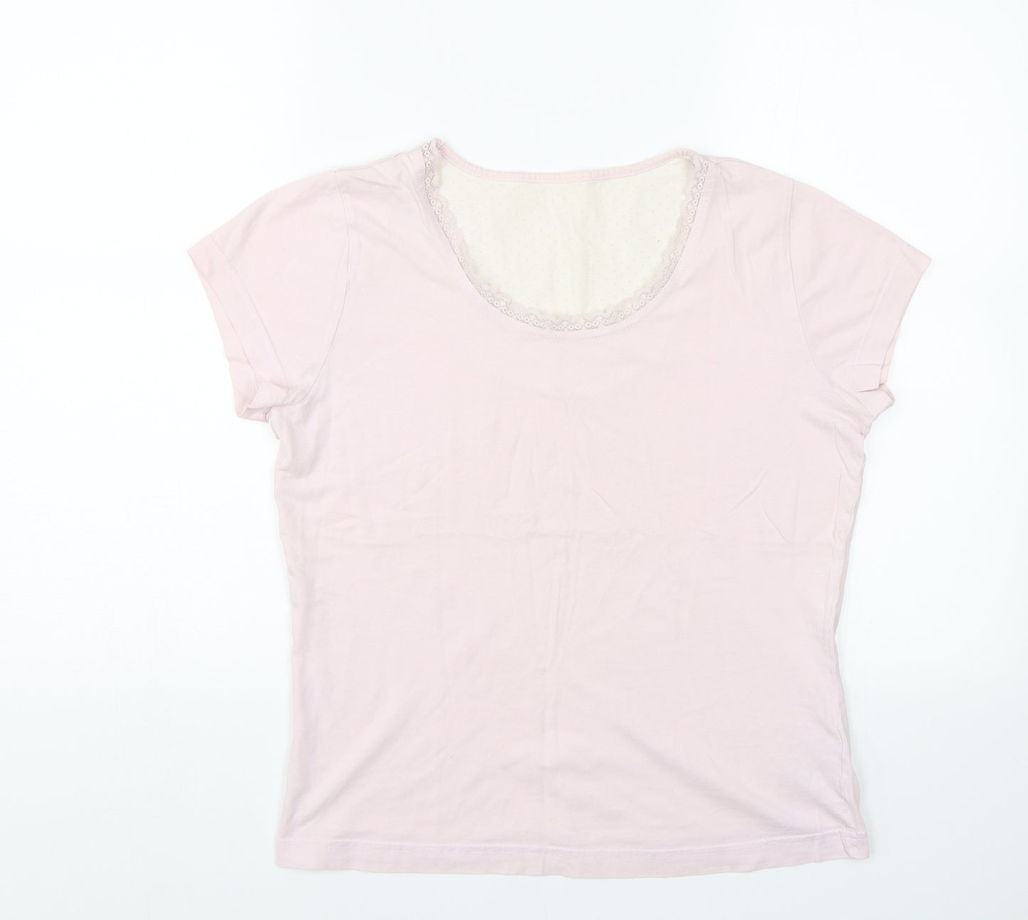 M&S Womens Pink   Top Pyjama Top Size 8