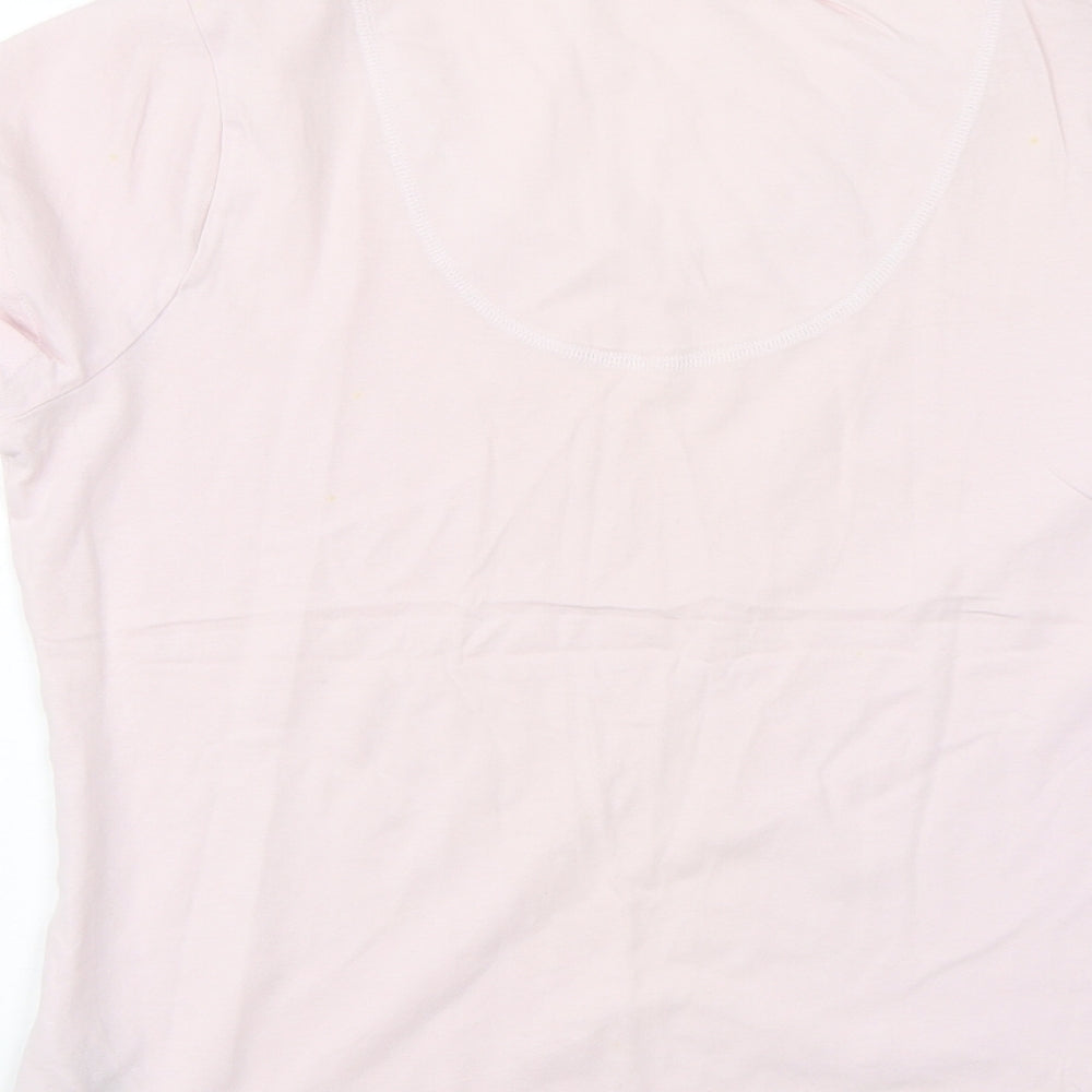 M&S Womens Pink   Top Pyjama Top Size 8