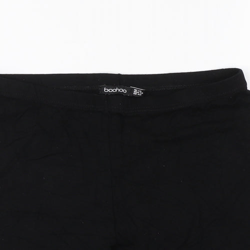 Boohoo Womens Black   Sweat Shorts Size 14
