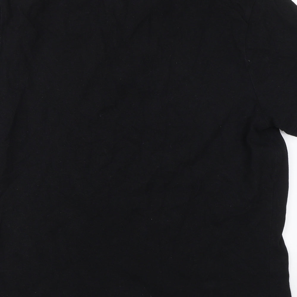 George Mens Black    Polo Size S