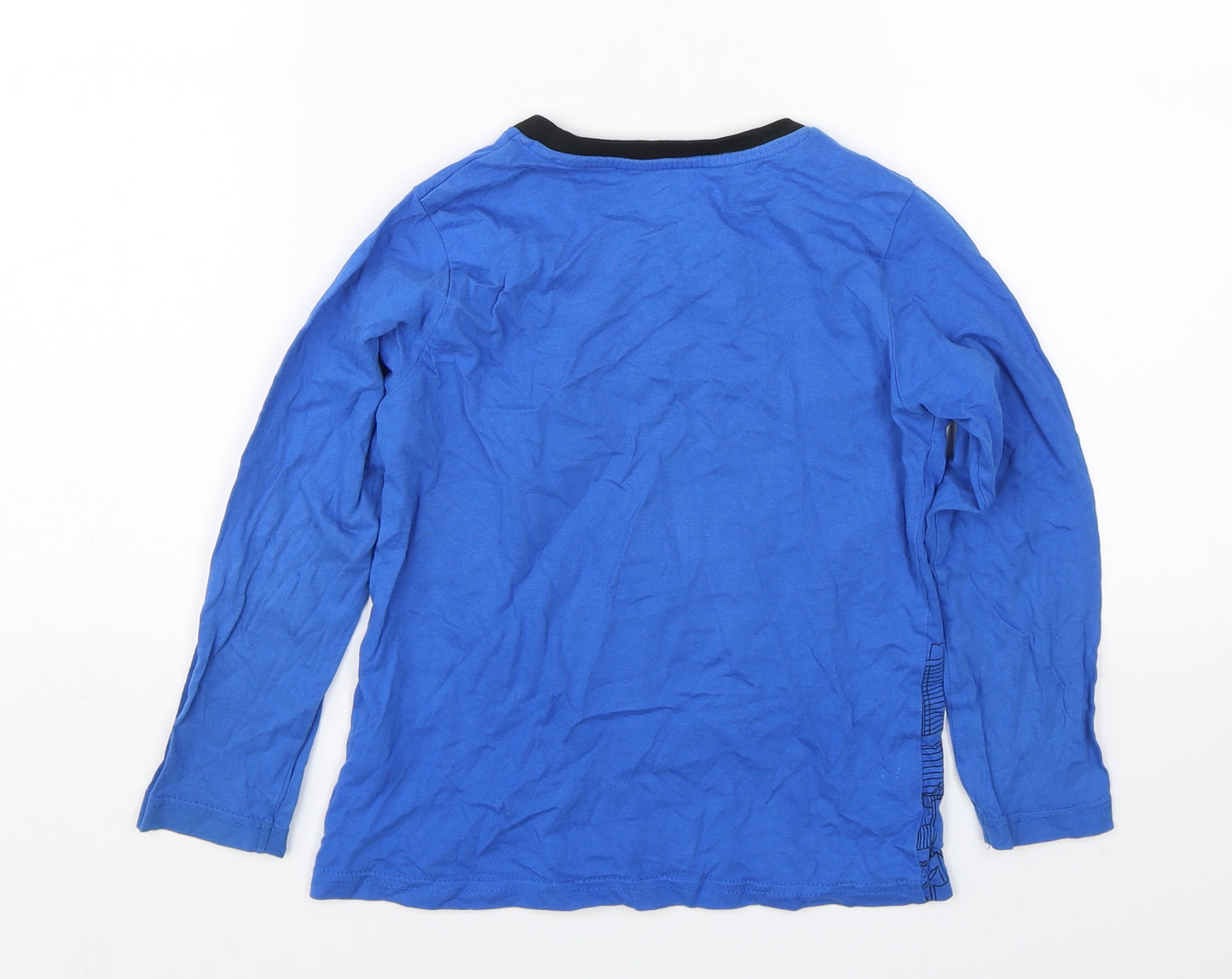 Nutmeg Boys Blue   Basic T-Shirt Size 6-7 Years  - Batman