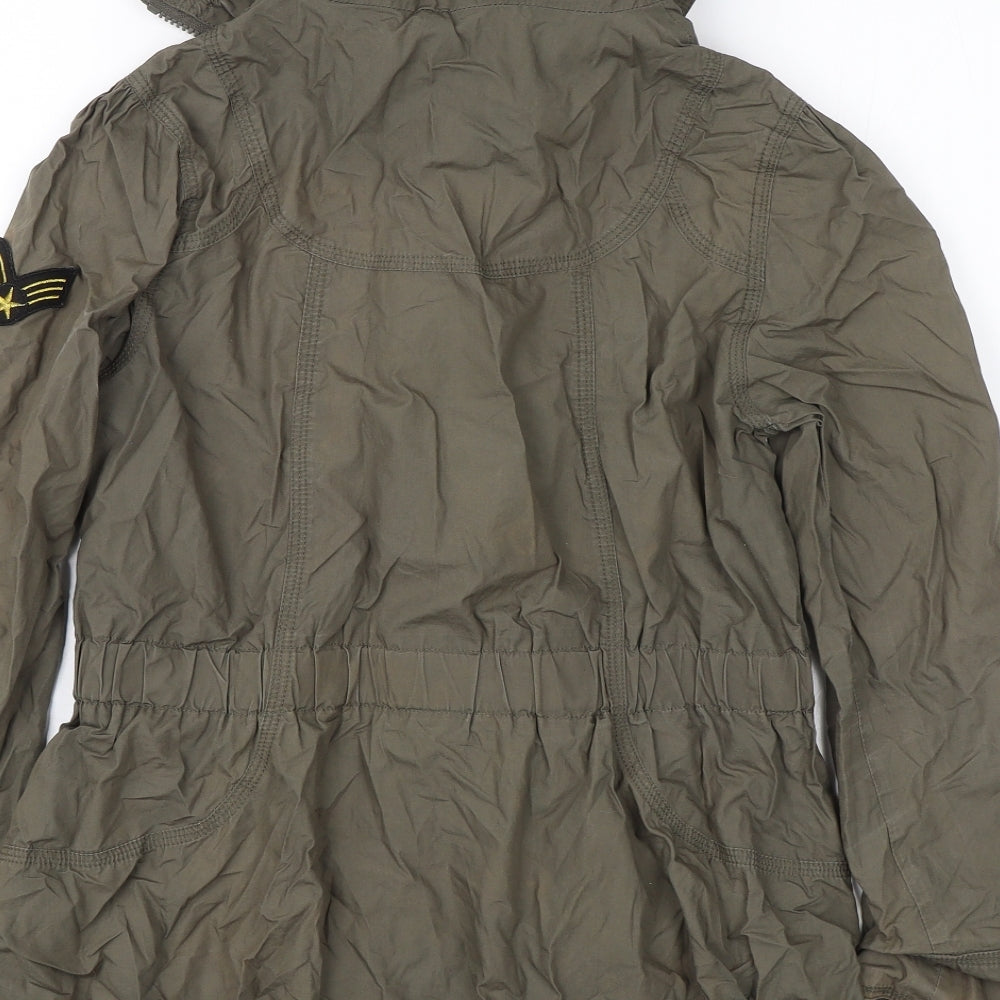 New Look Girls Green   Parka Coat Size 14-15 Years