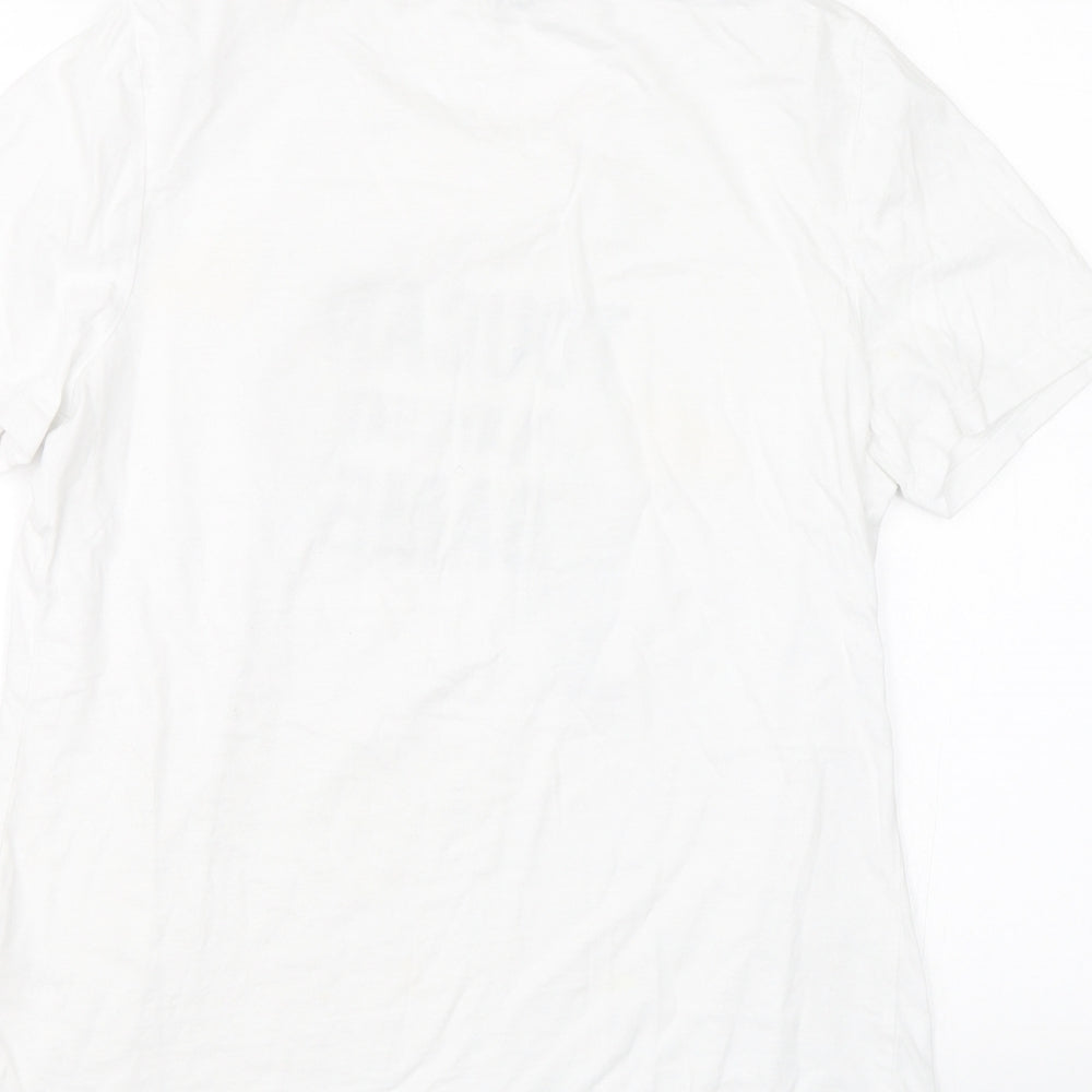 TU Womens White   Basic T-Shirt Size 10