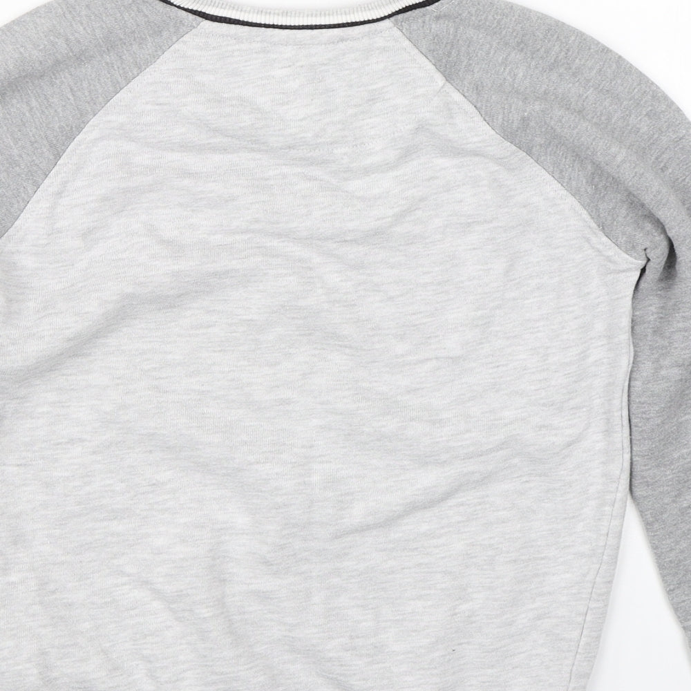 Firetrap Boys Grey   Pullover Sweatshirt Size 8-9 Years