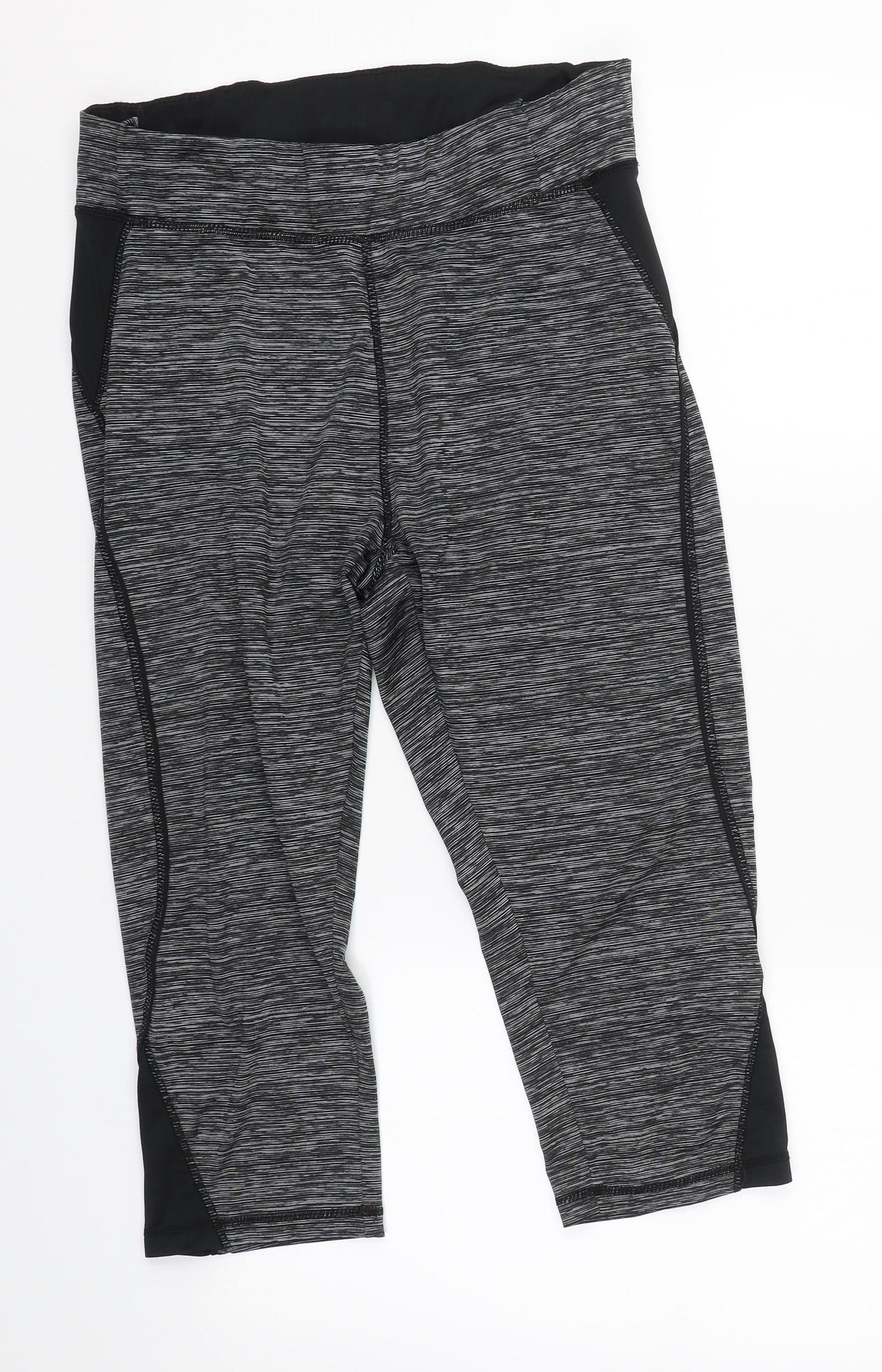 Peacocks Womens Grey   Compression Leggings Size 16 L17 in