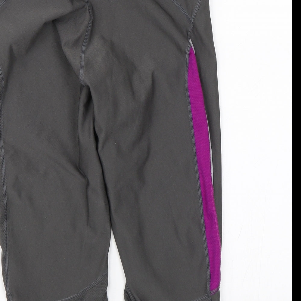 Nike Womens Grey   Cropped Leggings Size S L13 in