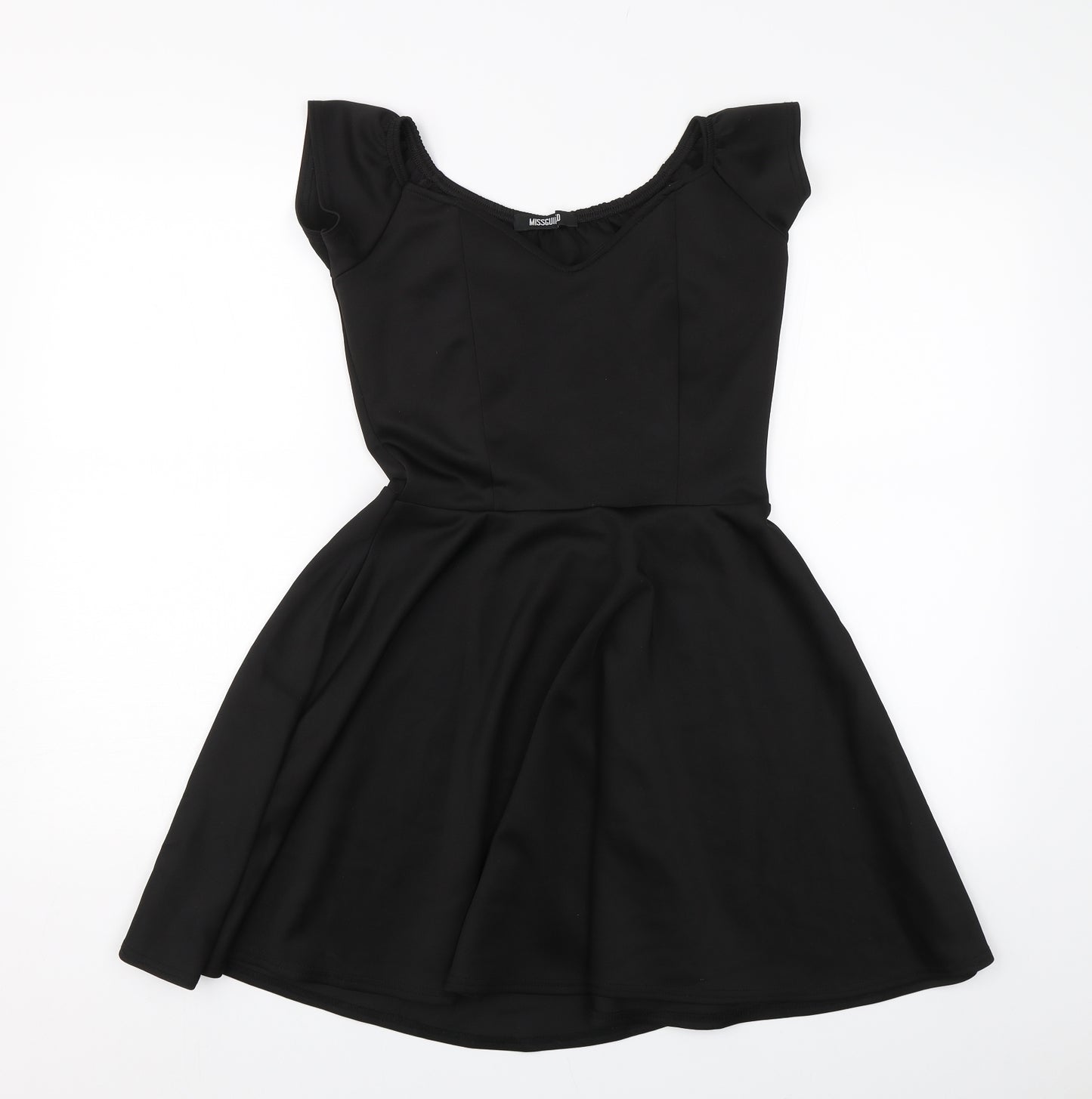 Missguided Womens Black   T-Shirt Dress  Size 10