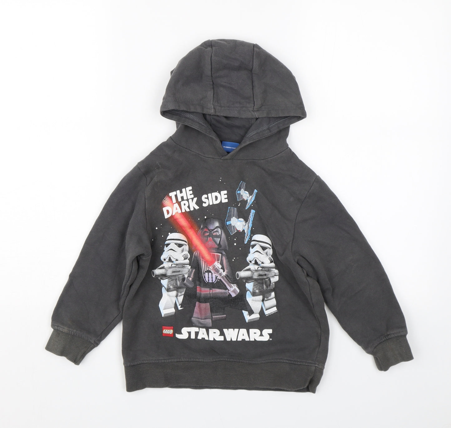 NEXT Boys Grey   Pullover Hoodie Size 5 Years  - Lego Star Wars