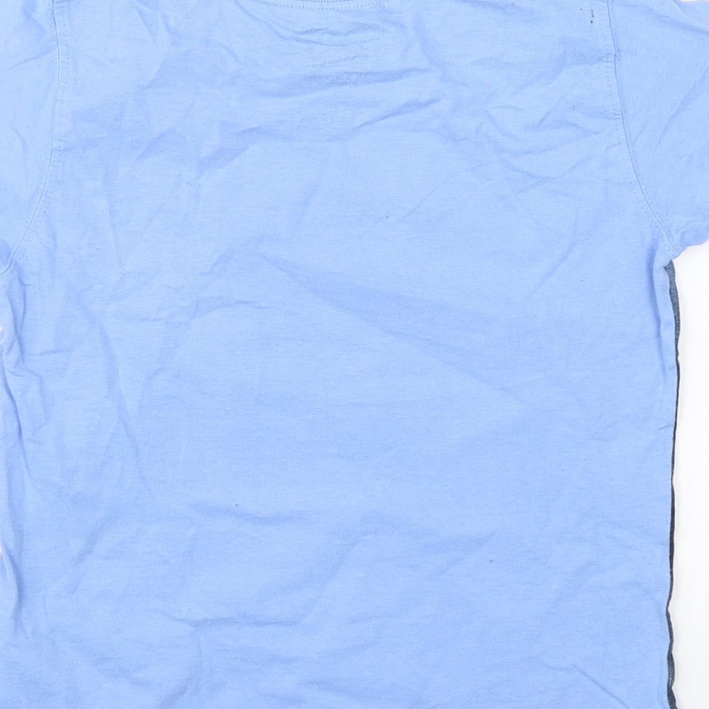 Batman Boys Blue   Basic T-Shirt Size 7 Years  - Batman