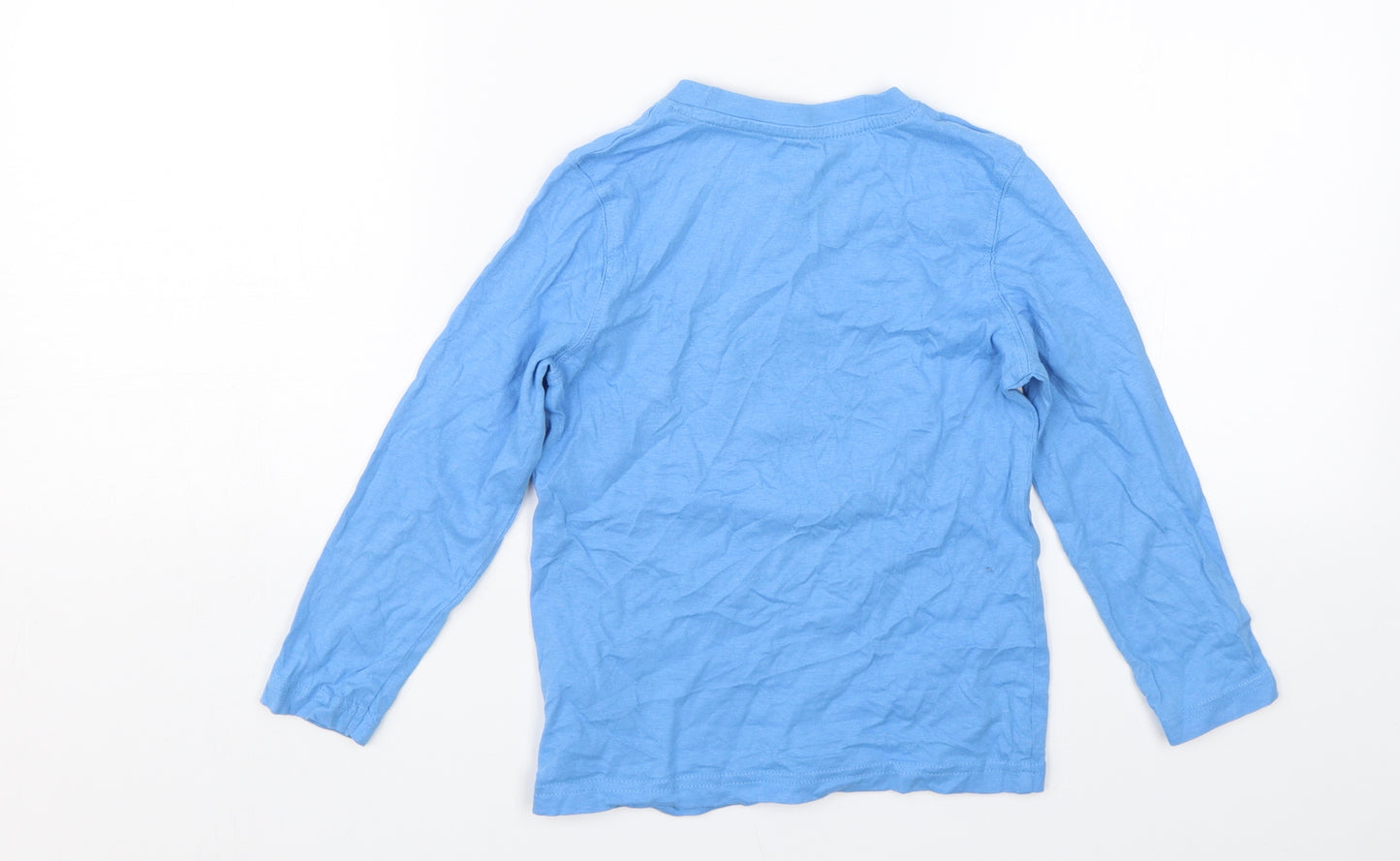 Pep&co Boys Blue   Basic T-Shirt Size 5-6 Years  - Santa
