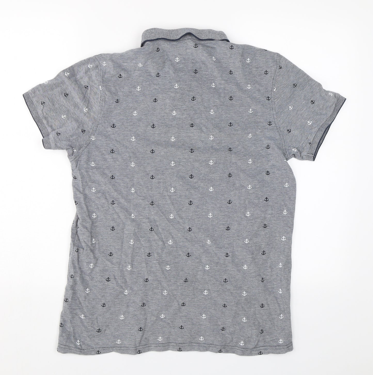Primark Mens Grey    Polo Size M