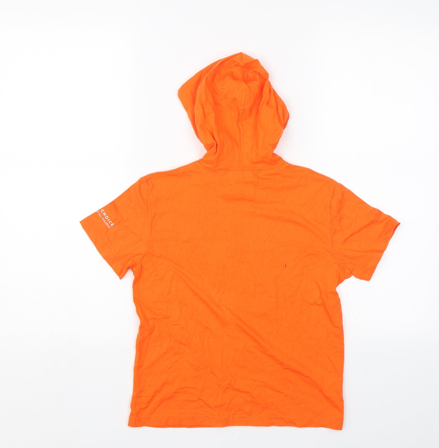 First Choice Girls Orange   Basic T-Shirt Size 6-7 Years