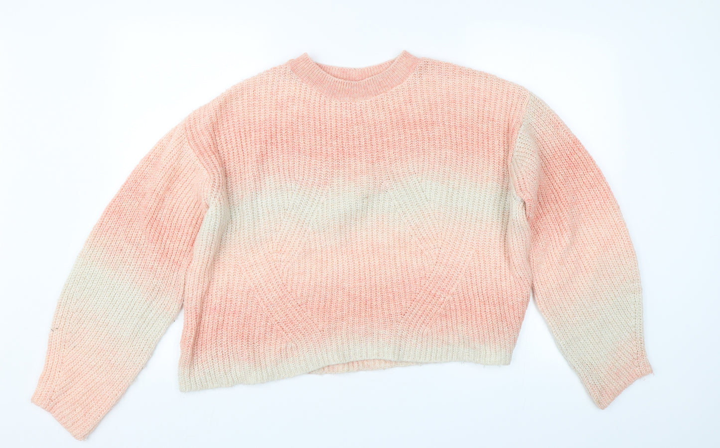 New Look Womens Pink  Knit Pullover Jumper Size M