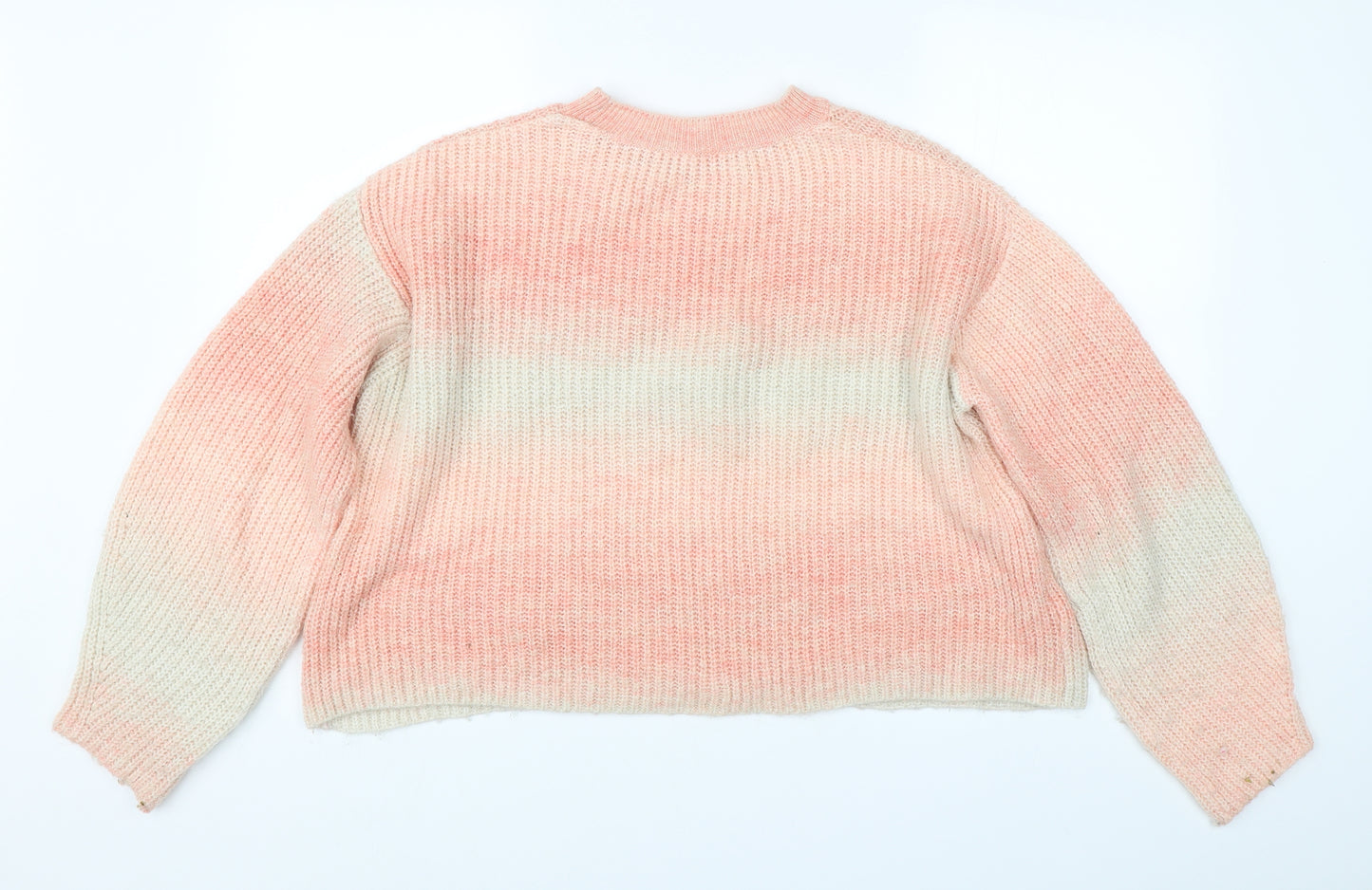 New Look Womens Pink  Knit Pullover Jumper Size M