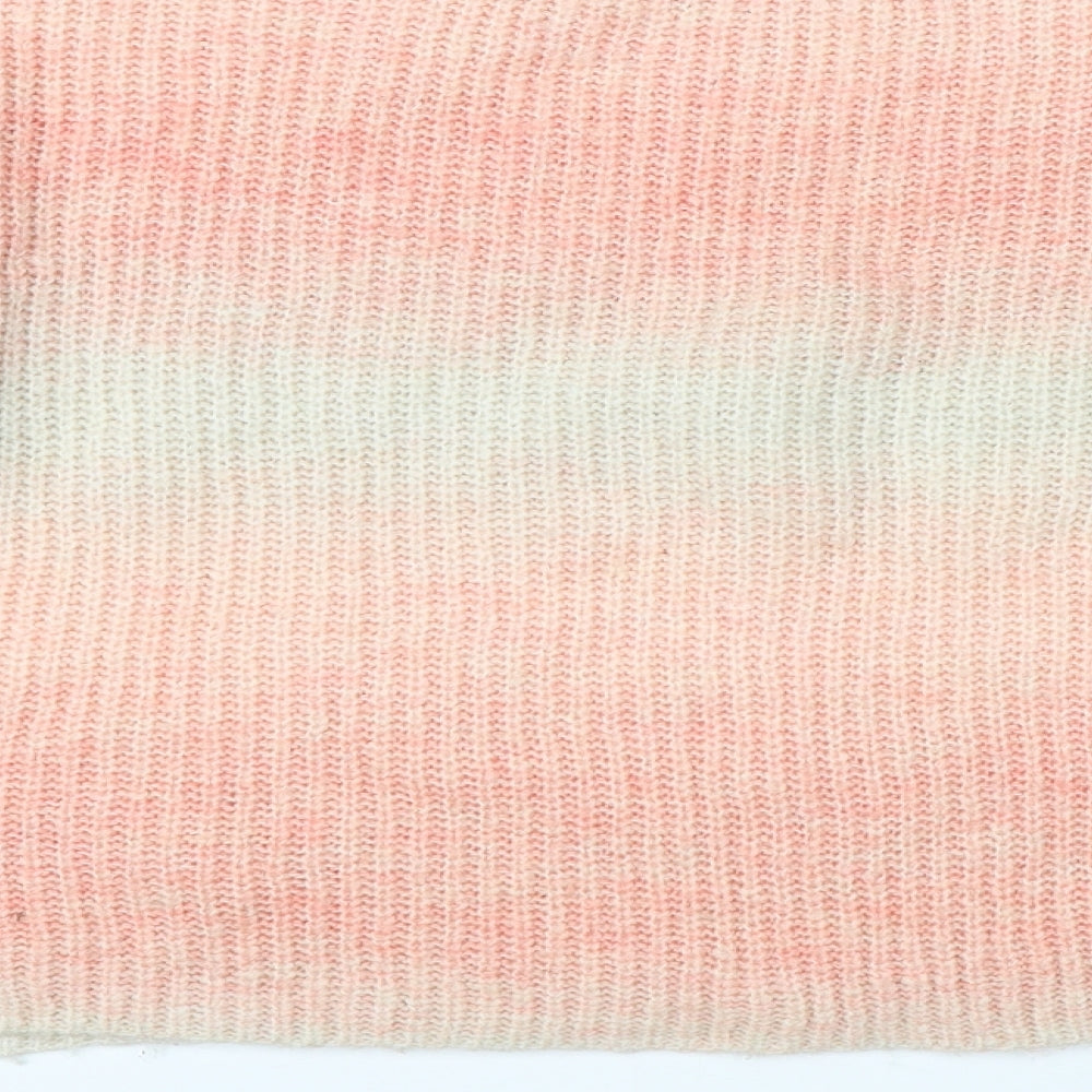New Look Womens Pink  Knit Pullover Jumper Size M