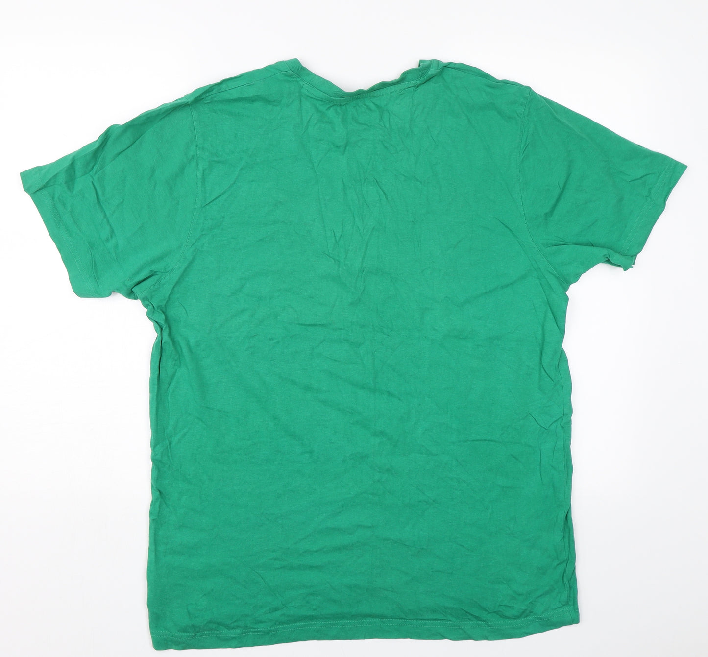 Reebok Mens Green    T-Shirt Size L