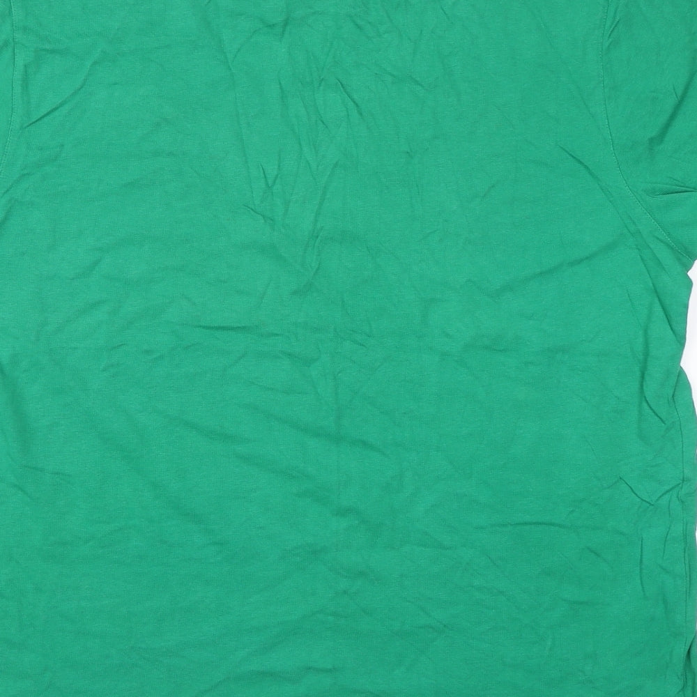 Reebok Mens Green    T-Shirt Size L