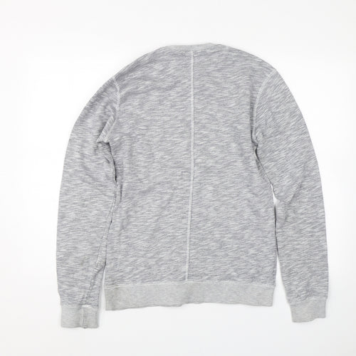 Friend or Faux Mens Grey   Pullover Sweatshirt Size S