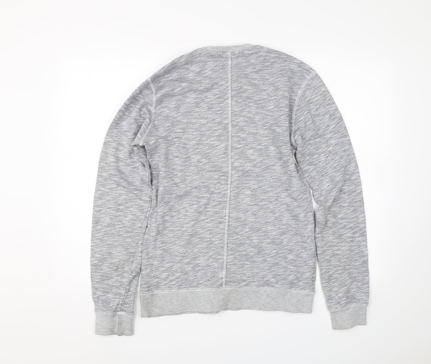 Friend or Faux Mens Grey   Pullover Sweatshirt Size S