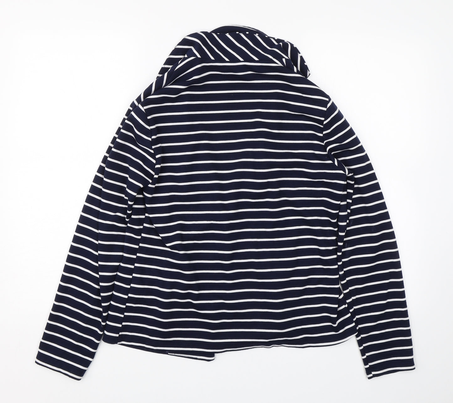 George Womens Blue Striped  Cardigan Jumper Size 14