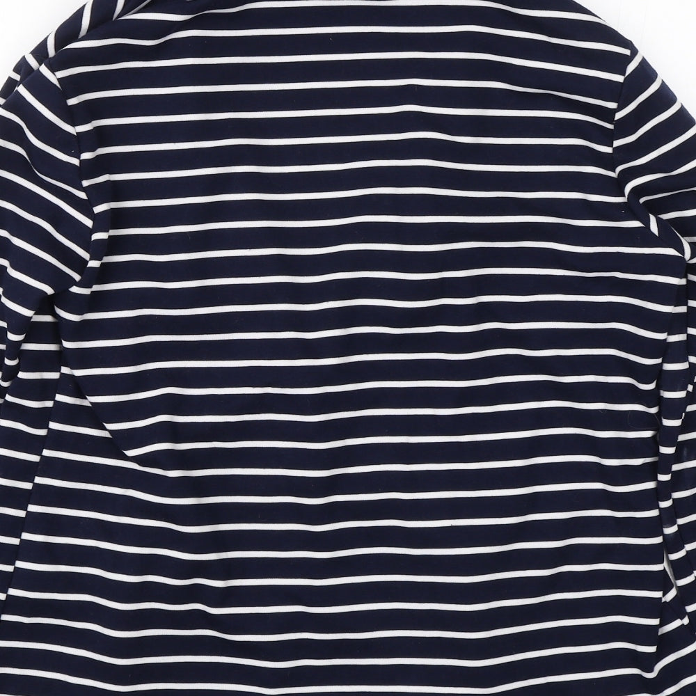 George Womens Blue Striped  Cardigan Jumper Size 14
