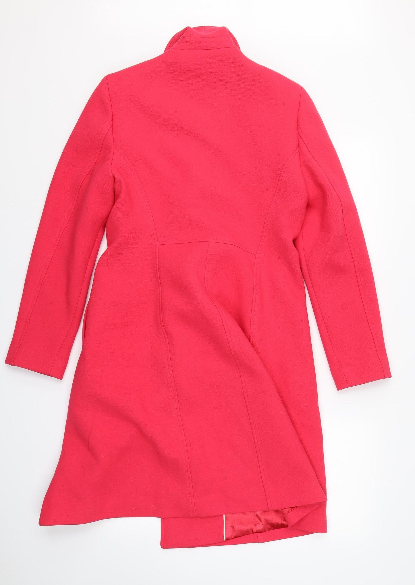 M&S Womens Pink   Overcoat Coat Size 10